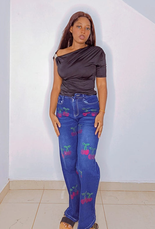 Cherry jeans